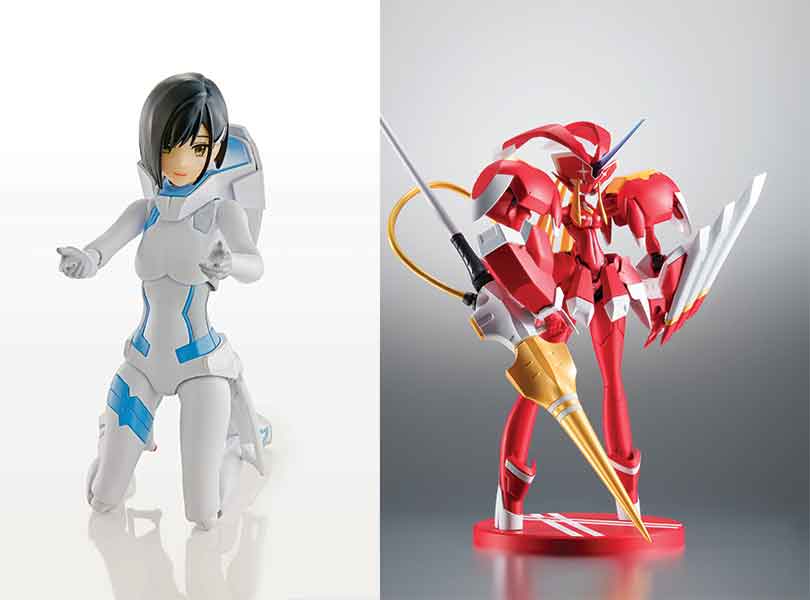 New from Bandaii Tamashii Nation, Two New Darling in the Franxx Figures